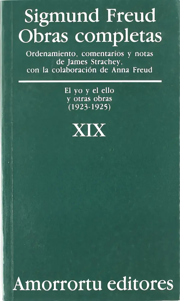 Sigmund Freud Obras Completas Xix Psicologia Psicoanalisis