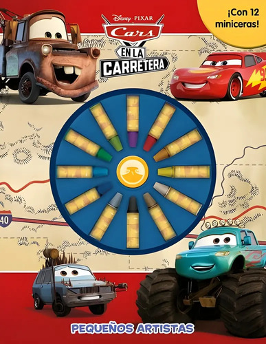 Cars En La Carretera. Pequeños Artistas, De Disney., Vol. 1. Editorial Libros Disney, Tapa Blanda En Español, 2024