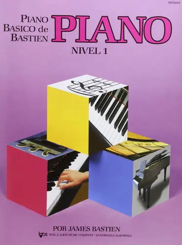 Libro Piano Básico De Bastien Nivel 1, De Bastien, J.. Editorial Kjos