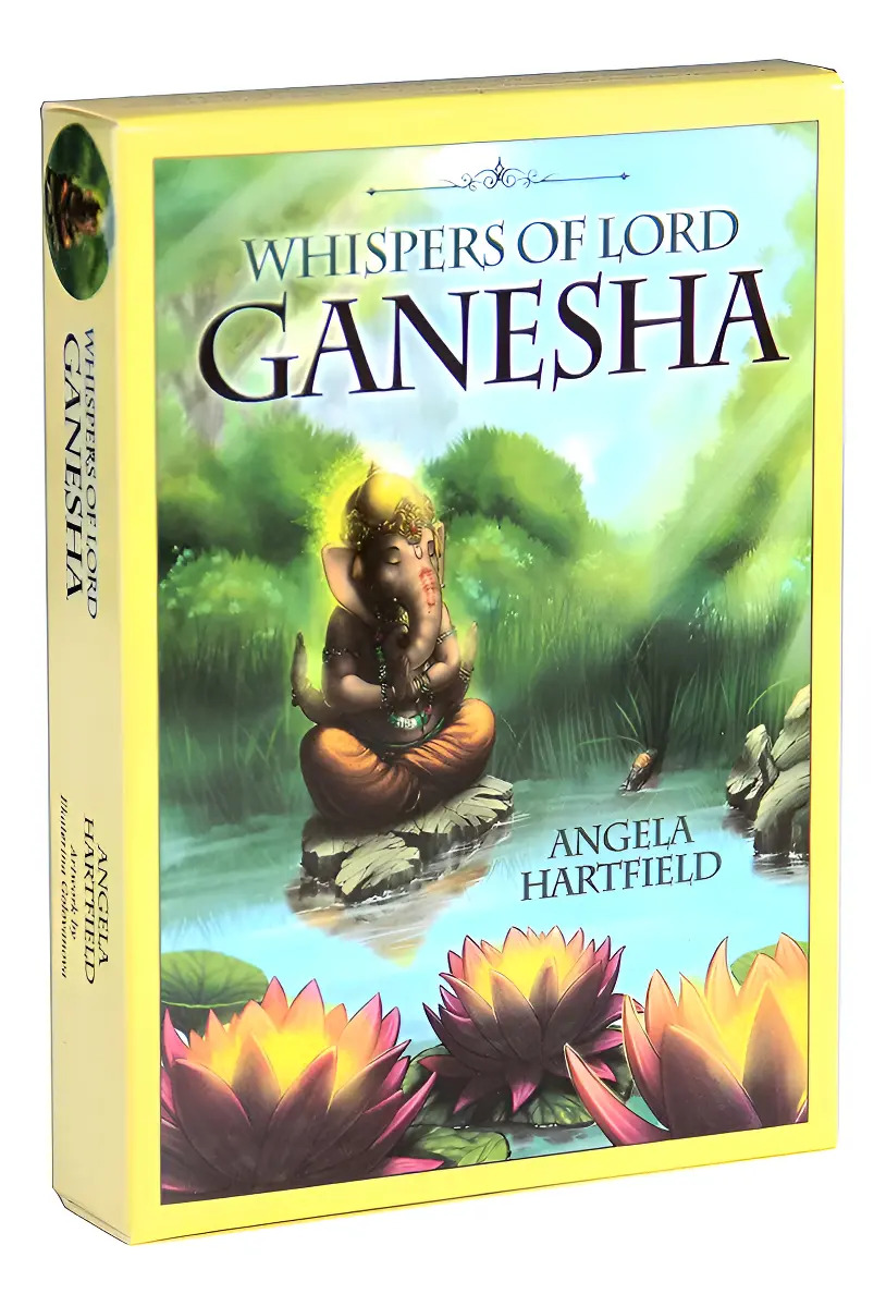 Susurros Del Dios Ganesha Oráculo 50 Cartas Español Librillo