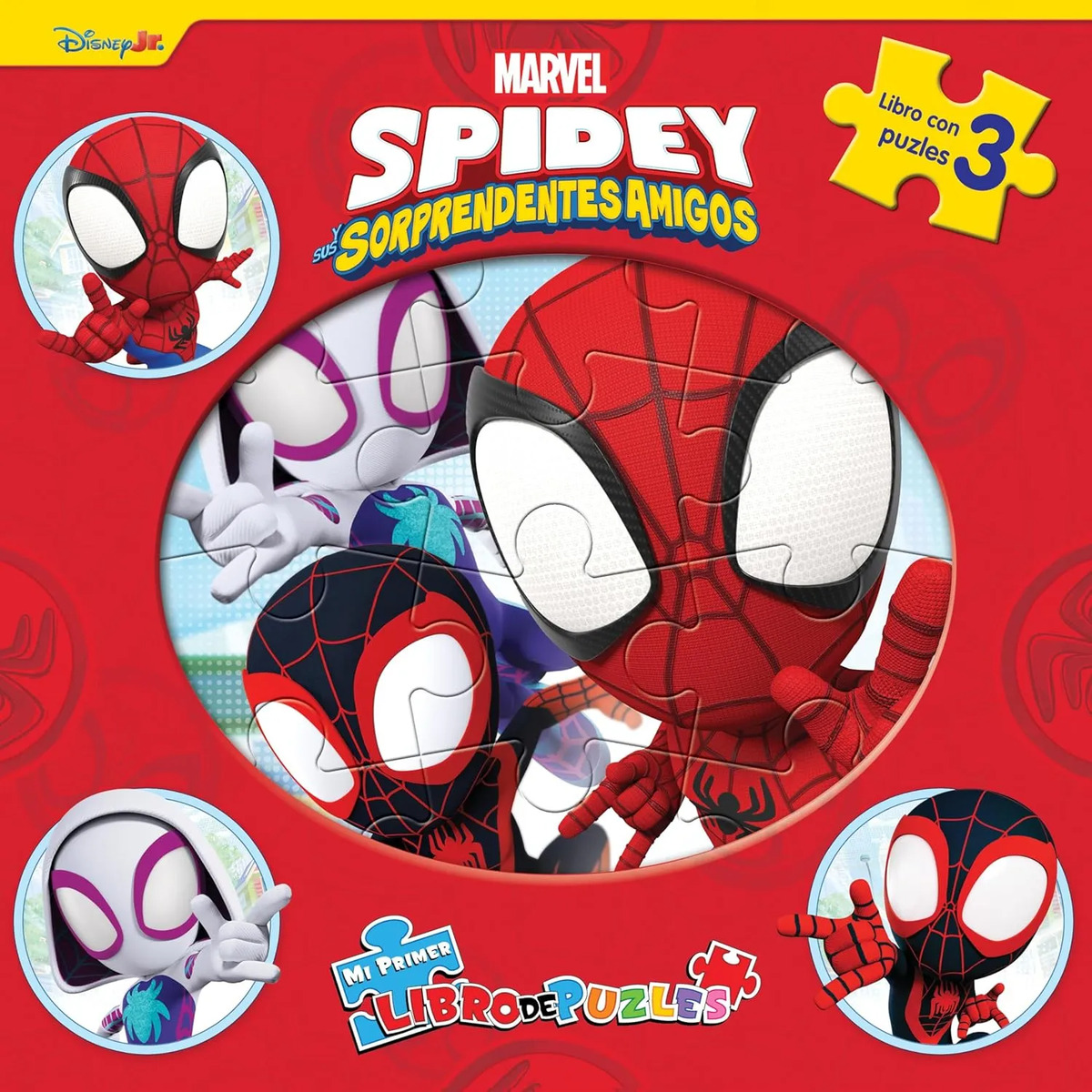 Marvel Spidey Y Sus Sorprendentes Amigos Libro Puzle