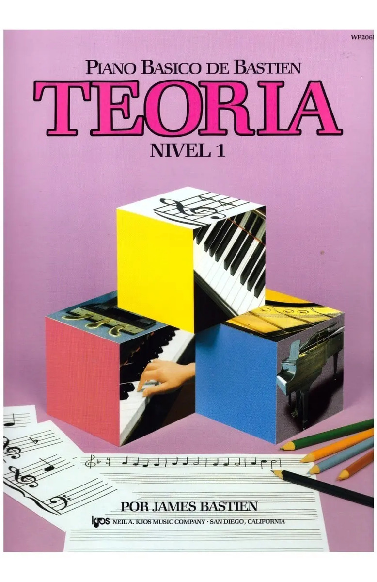 Piano Básico De Bastien: Teoría, Nivel 1.