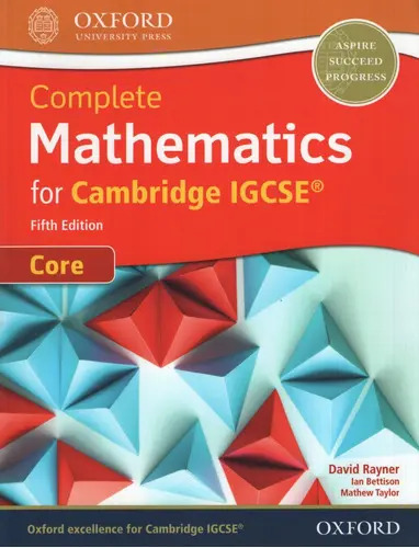 Complete Mathematics For Cambridge Igcse Core (5th.ed.) Student's Book