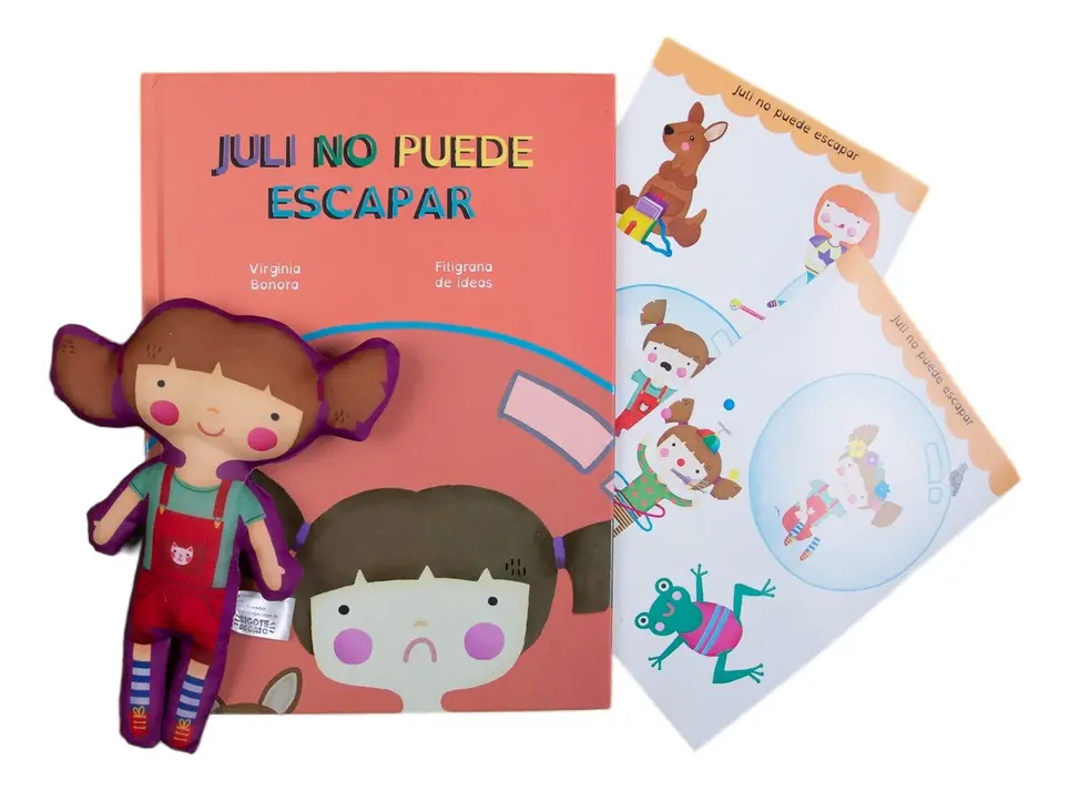 Libro Juli No Puede Escapar - Autoestima Infantil - Muñeco