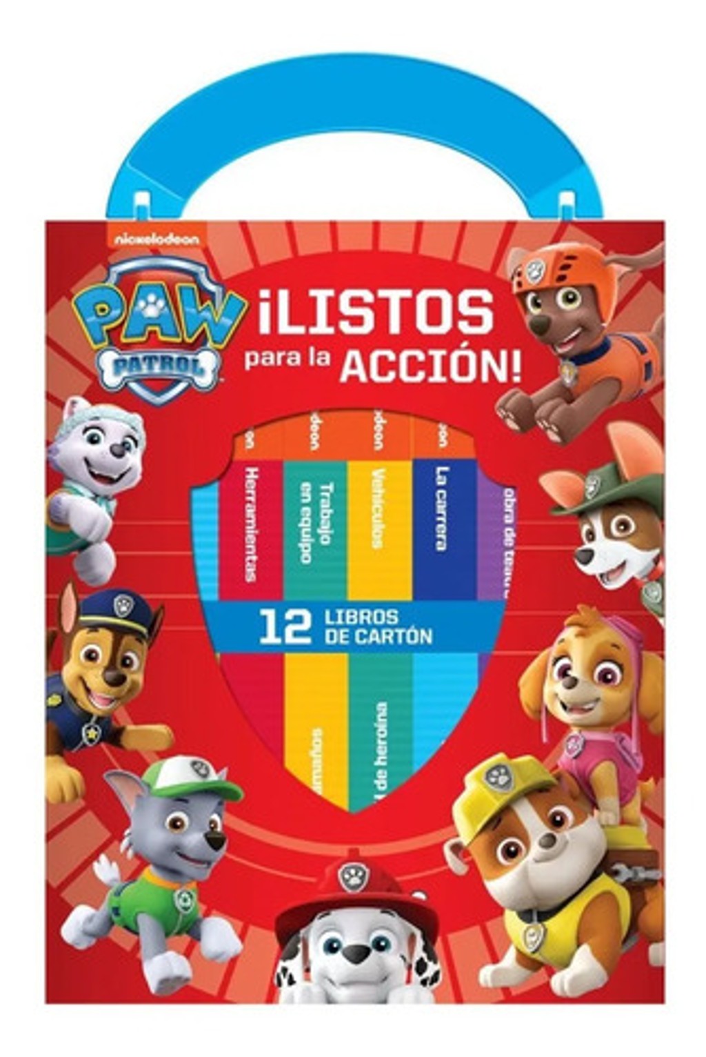Mi Primera  Paw Patrol Patrulla Canina 12 Libros Cartón