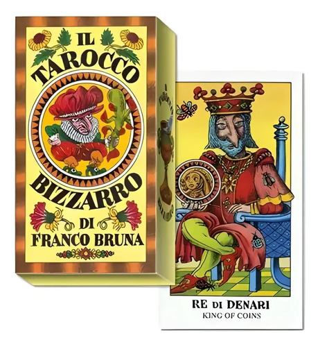 Tarocco Bizzarro Di F. Bruna Tarot Piamontés Unico Exclusivo