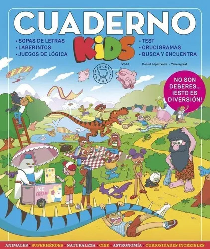 Cuaderno Kids Vol 1 Juegos Aprender Niños