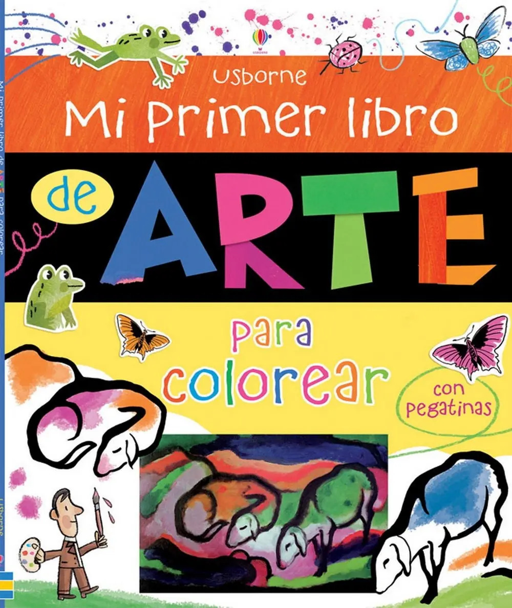 Mi Primer Libro De Arte Para Colorear Con Pegatinas