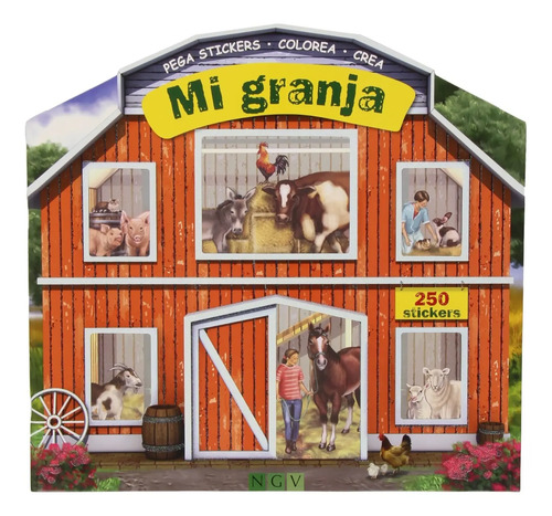 Mi Granja Pega Pegatinas Stickers