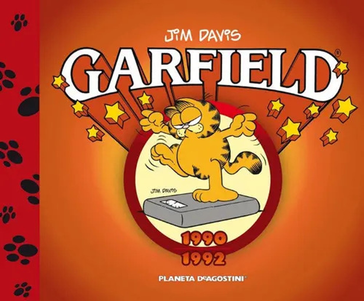 Garfield 1990-1992 Nº 07/20, De Davis, Jim. Editorial Planeta Comic, Tapa Dura En Español