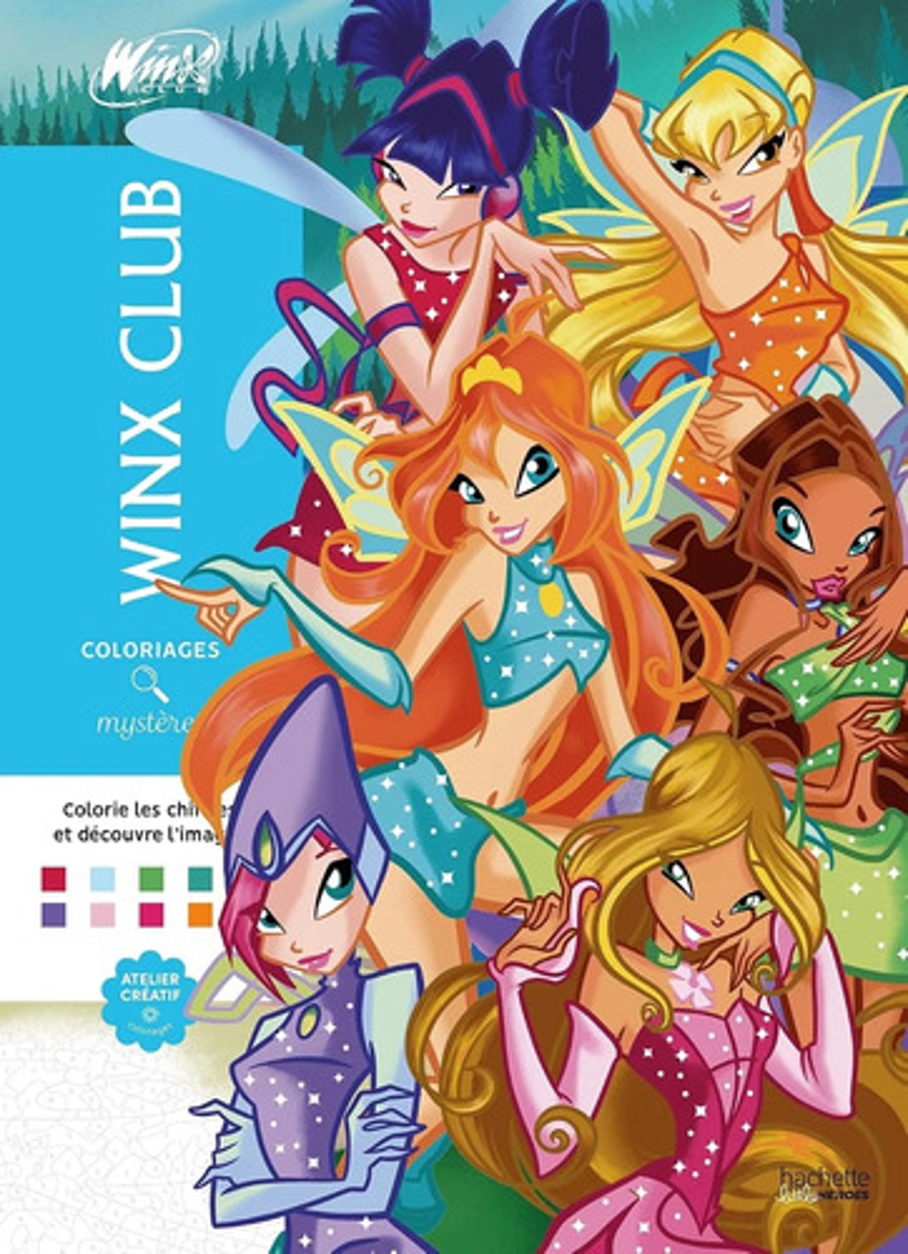 Winx Club Libro De Colorear Por Números Hachette Heroes