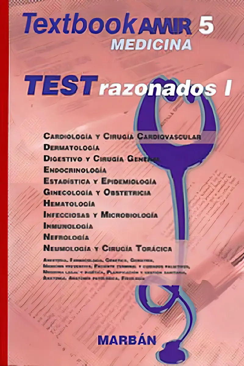 Libro - Textbook Amir Medicina Tomo 5 Test Razonados 1 - Am