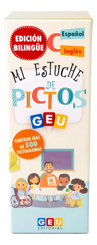 Estuche Pictogramas Bilingüe Aprendizaje Visual Comunicación