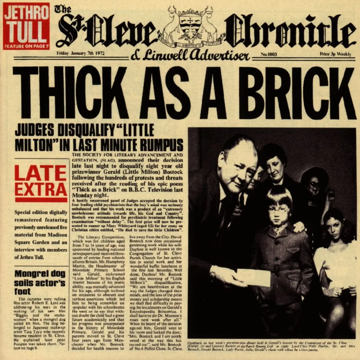 Cd Thick As A Brick - Jetro Tull Estándar