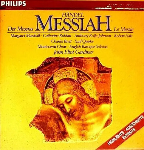 Handel Messiah Highlights Cd - Música Clásica Barroca Estándar