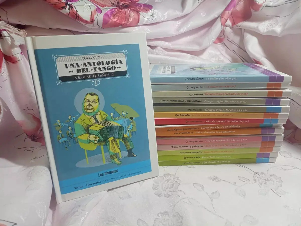 Colección Una  Antología Del Tango  15 Libros + 15 Cd's