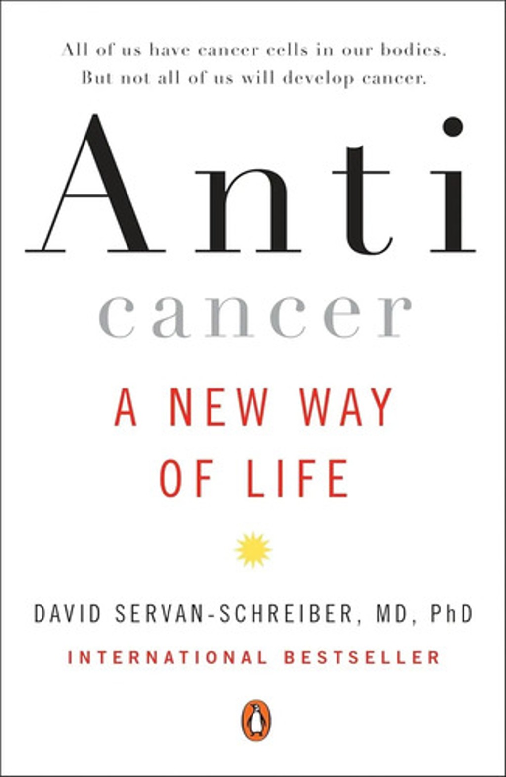 Libro Anticáncer - Servan-schreiber Vida Saludable Nutrición