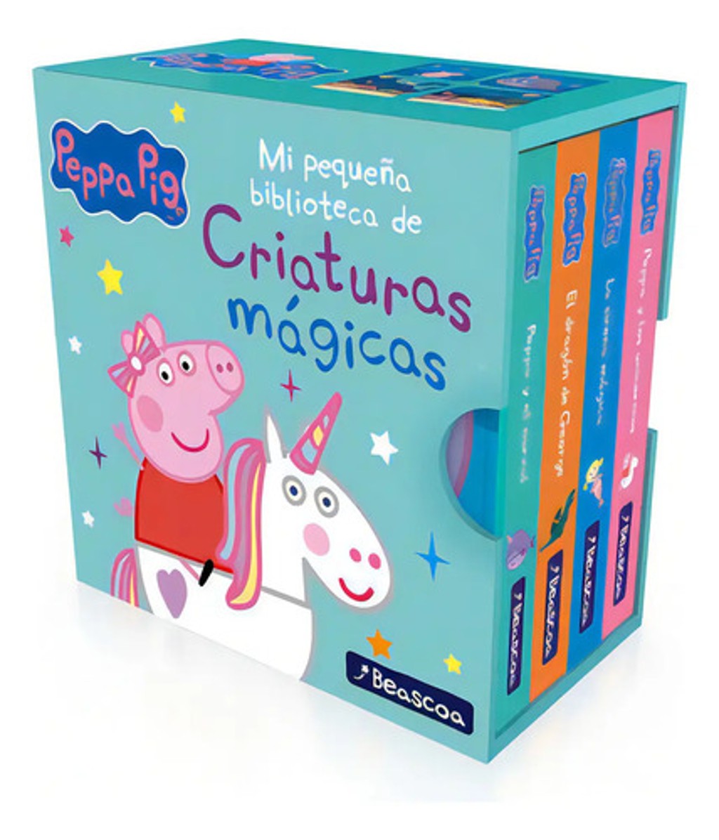 Criaturas Mágicas Mini Biblioteca Peppa Pig Set 4 Libros