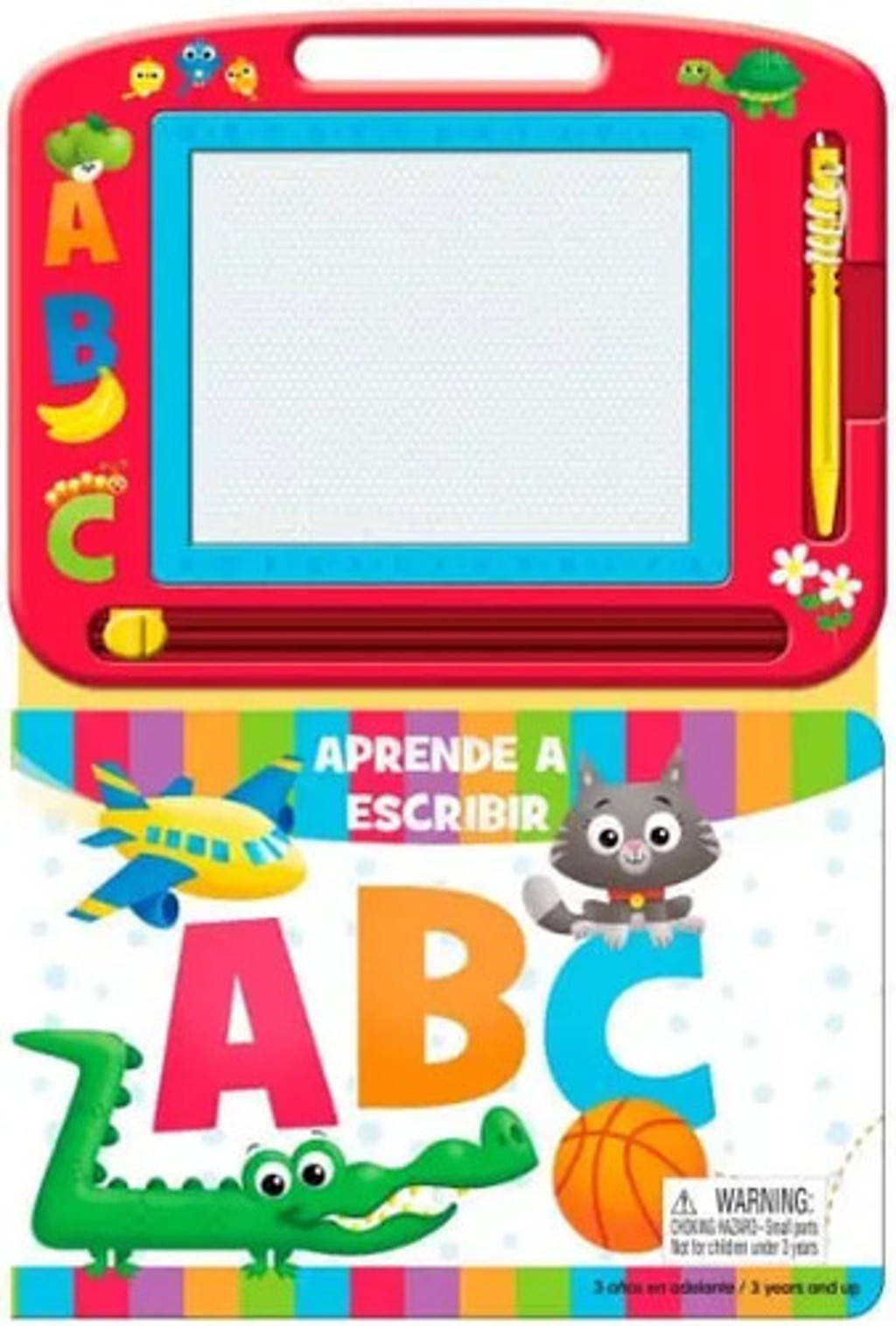 Aprende A Escribir Abc: Pizarra Mágica, De Vários Autores. Editorial Penguin Random House, Tapa Dura, Edición 2022 En Español