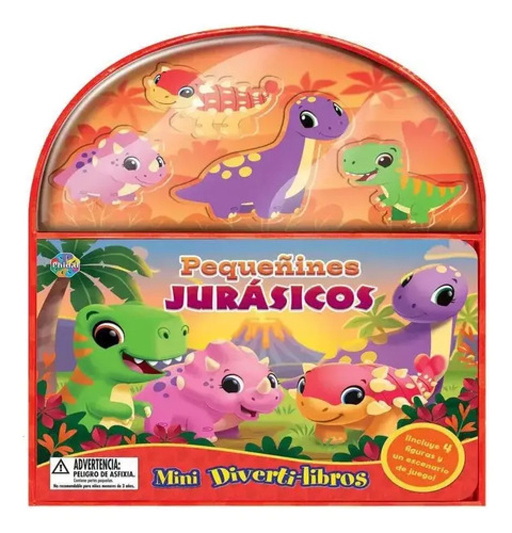 Mini Divertilibros- Dinosaurios Bebes - Libro Interactivo