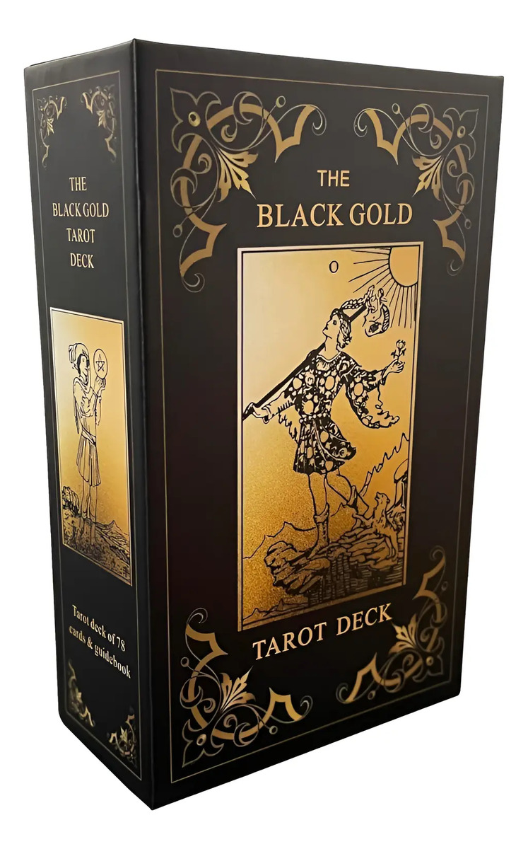 Tarot Black Gold - Baraja Esotérica Cartas Oráculo