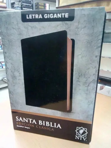 Biblia Ntv Letra Gigante - Sentipiel Negra Clásica