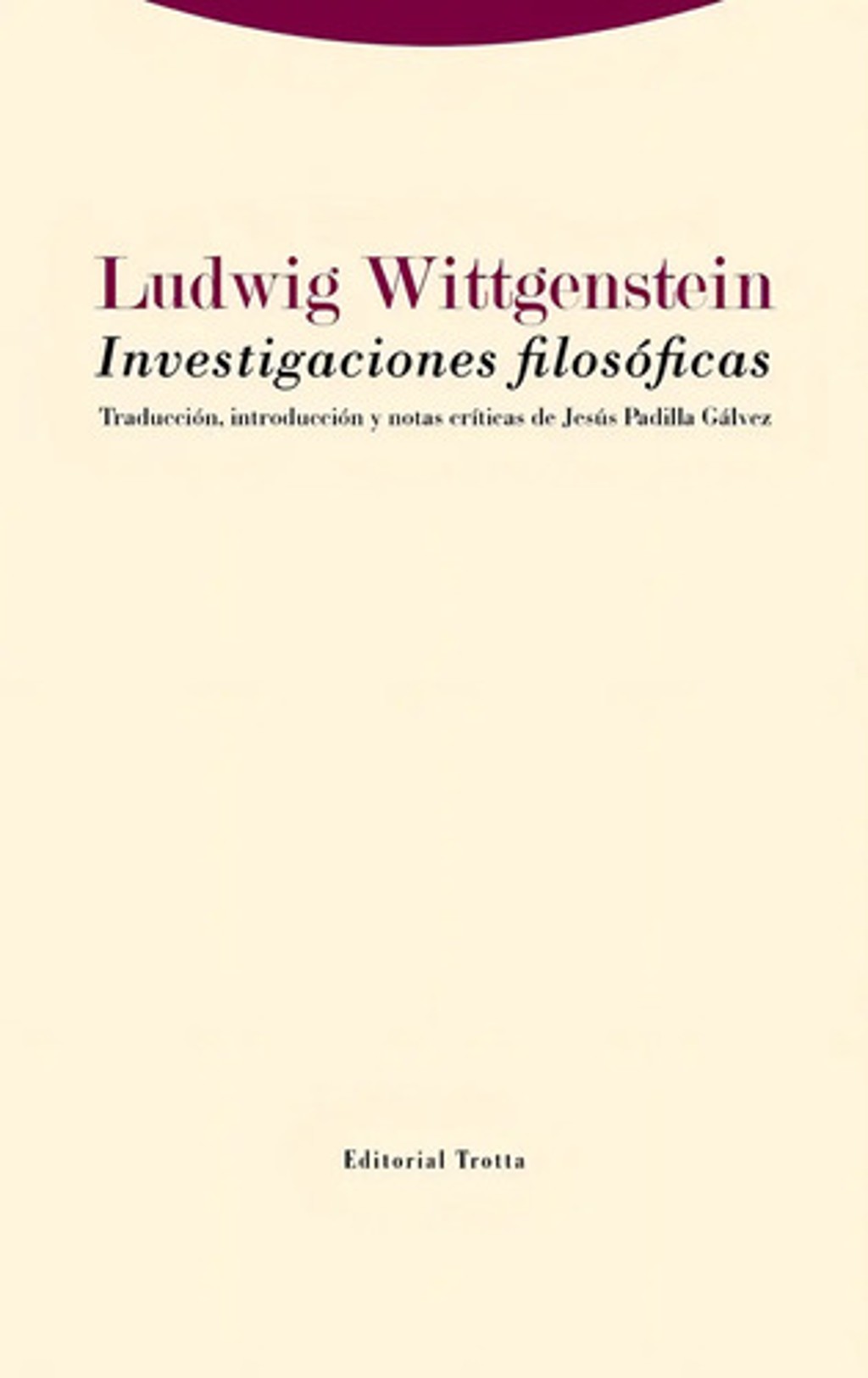 Libro: Investigaciones Filosóficas. Wittgenstein, Ludwig