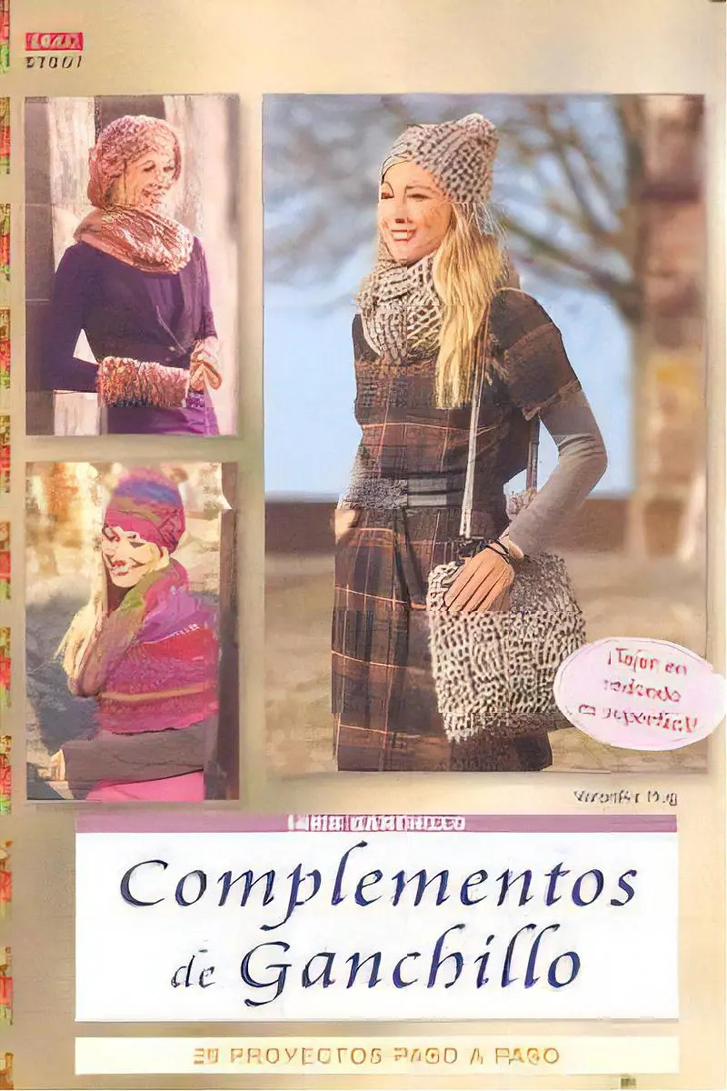 Complementos de Ganchillo: 29 Proyectos Paso a Paso