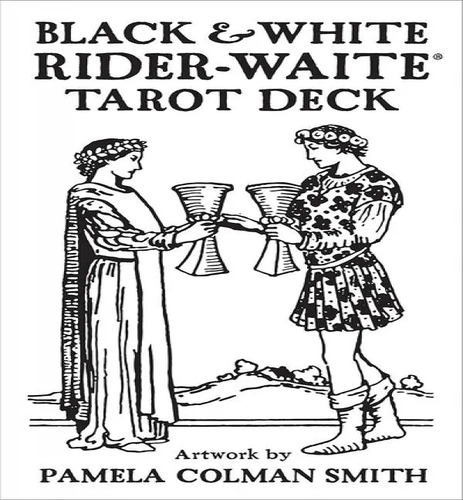 Tarot Rider Waite Edición Black & White Oraculo  Inglés