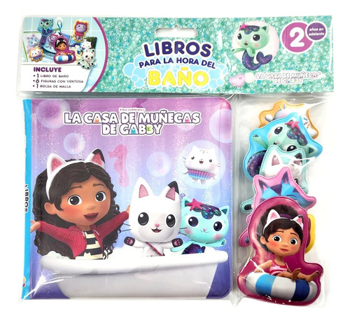 Libro Para El Baño Gabby, Ideal Primer Juguete  Agua Bebés