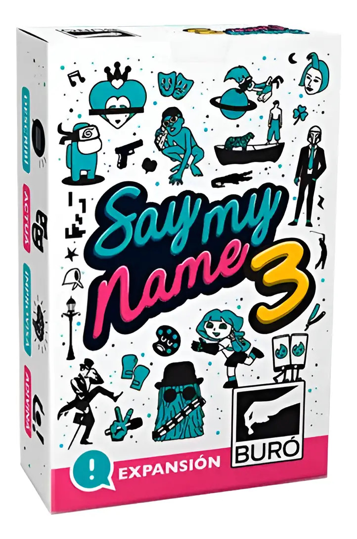 Say My Name 3 Expansión Buró  Juego De Cartas Party Uruguay