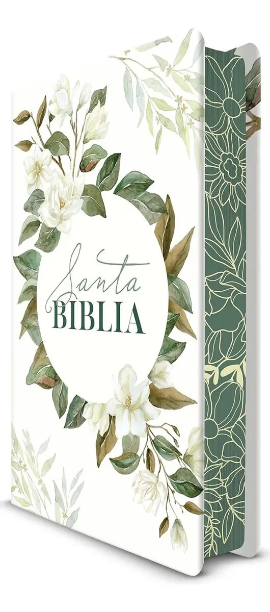 Biblia Reina Valera 1960 (letra Grande - Flores Blanco)