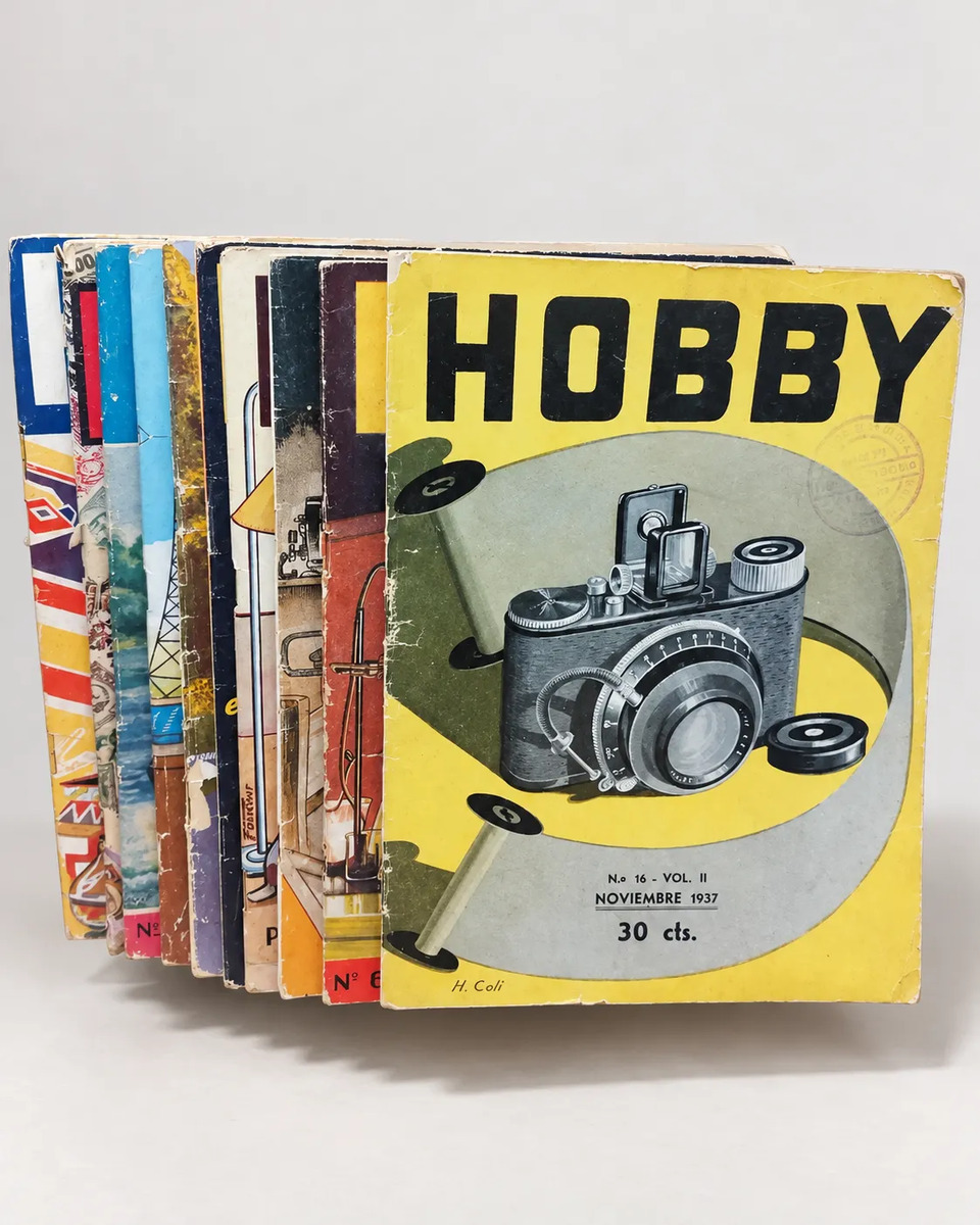 Lote De 10 Revistas Hobby  Años 1937-1942