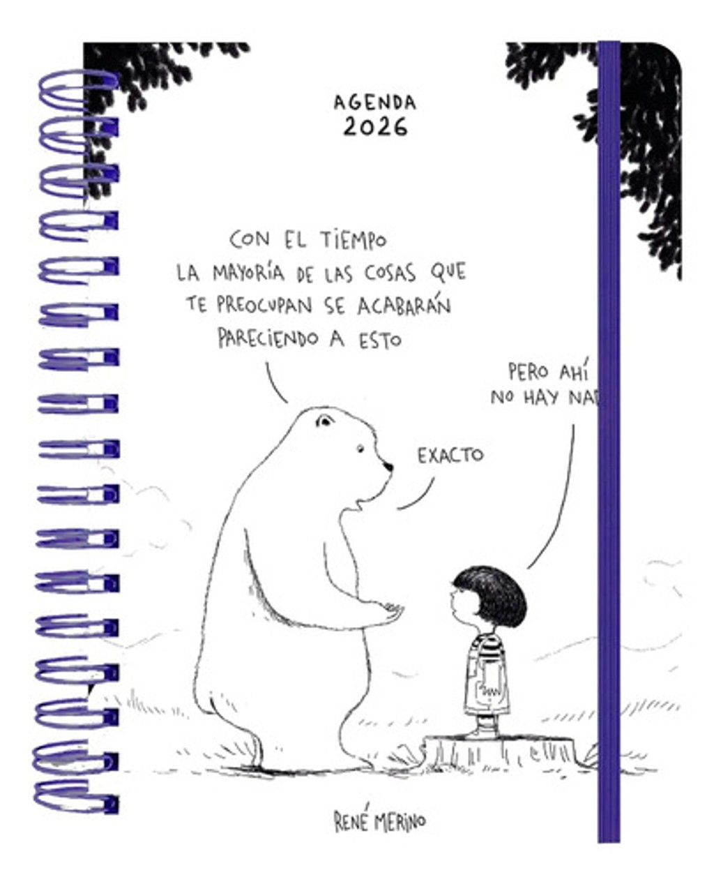 Merino Agenda Anual Semanal 2026 Diseños Ilustrados