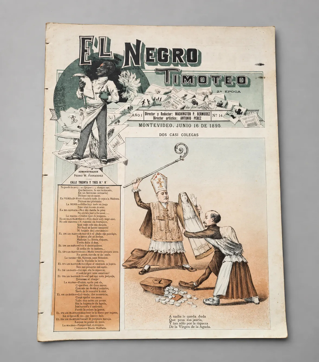 Revista El Negro Timoteo N°16 Montevideo 1895