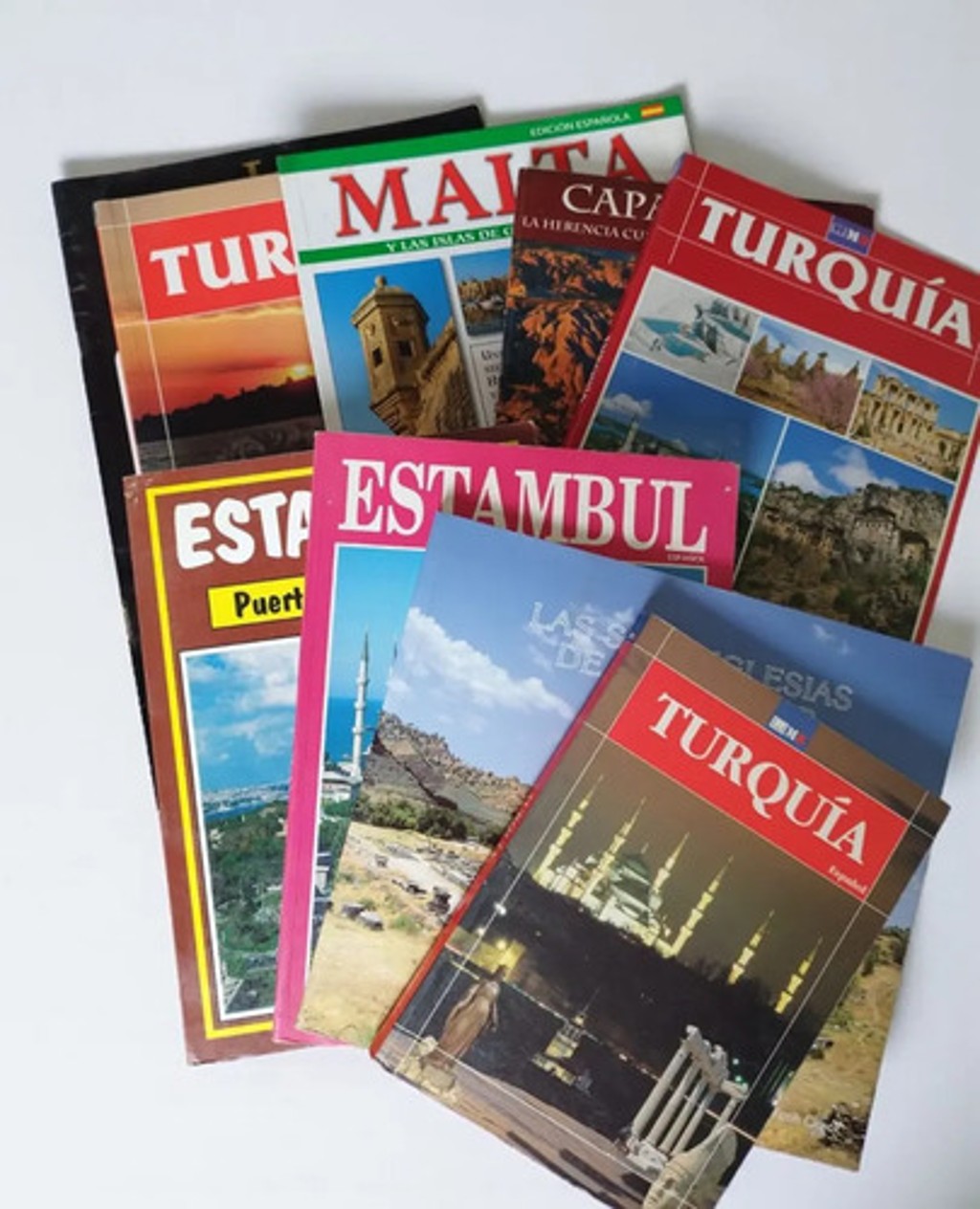 Lote 9 Guías Turísticas Turquía Estambul Capadocia Malta